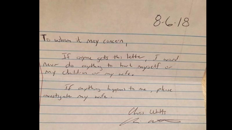 Comprendre l’affaire Chris Watts – partie 1 - CamilleG